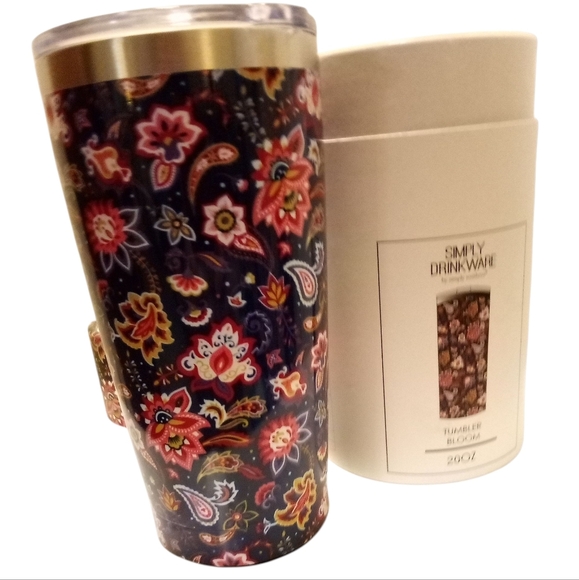 Simply Southern - NWT, 20 oz Floral Tumbler, Hot Or Cold Technology, BPA Free, - Picture 1 of 12